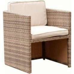 Merxx Tischgruppe Merano 5-tlg. Inkl. Kissen, Savannagrau -Zipper Geschäft 1436326001 prod 005