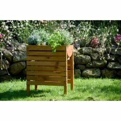 Sonstiges Dobar 58160FSCe Hochbeet Inkl. Pflanzfolie, 56 X 36 X 71 Cm -Zipper Geschäft 1622614000 prod 005