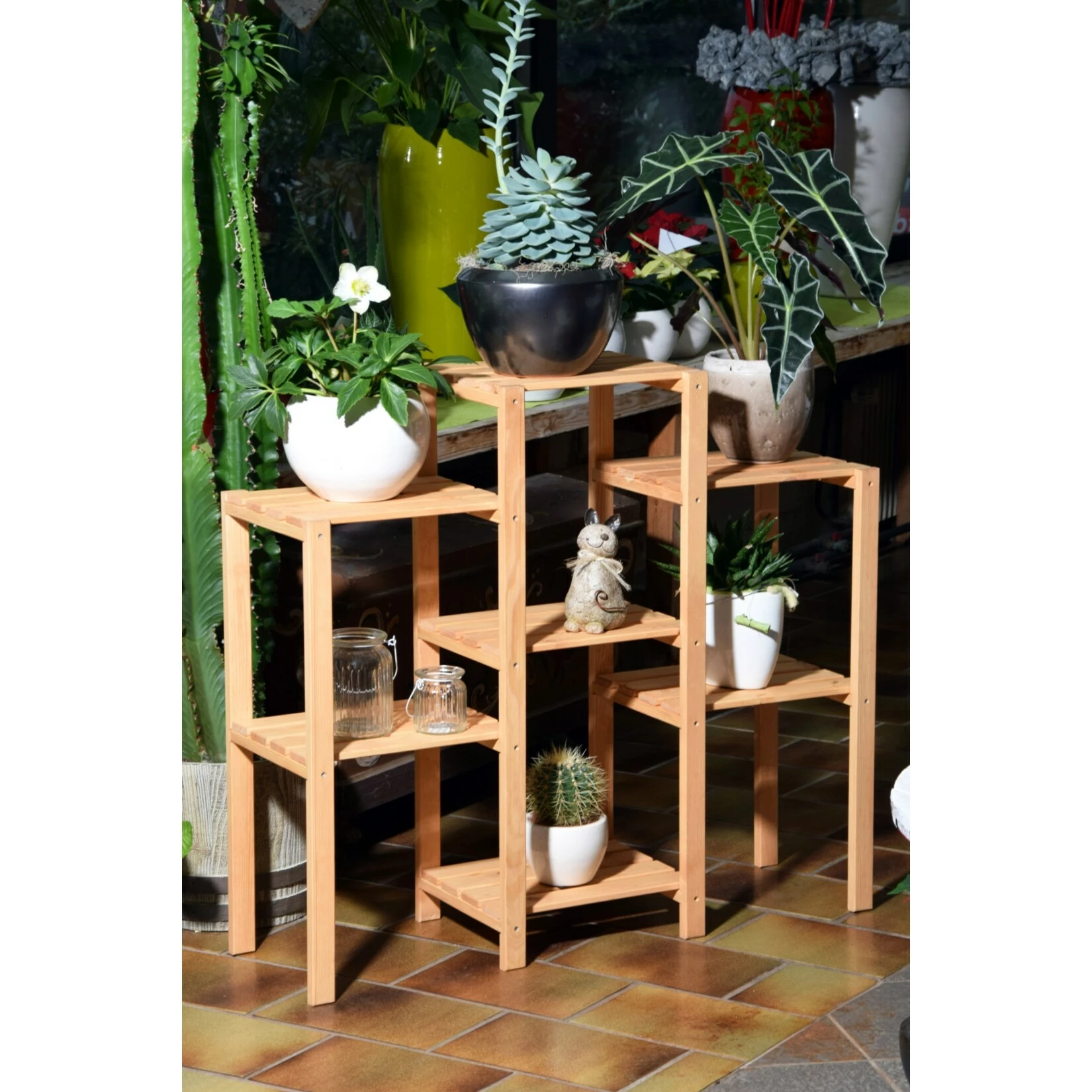 Dobar Blumenregal 7-flächig 31 X 97 X 87 Cm | Versch. Farben 3 Dobar Blumenregal 7-flächig 31 X 97 X 87 Cm | Versch. Farben – Bild 3