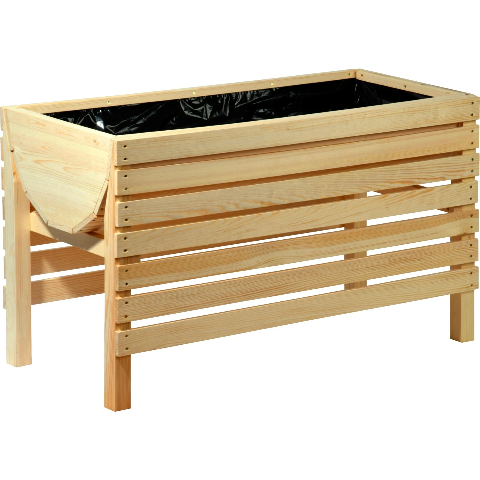 Dobar "Natur" Hochbeet Inkl. Pflanzfolie, 100 X 45 X 60 Cm 1 Dobar "Natur" Hochbeet Inkl. Pflanzfolie, 100 X 45 X 60 Cm