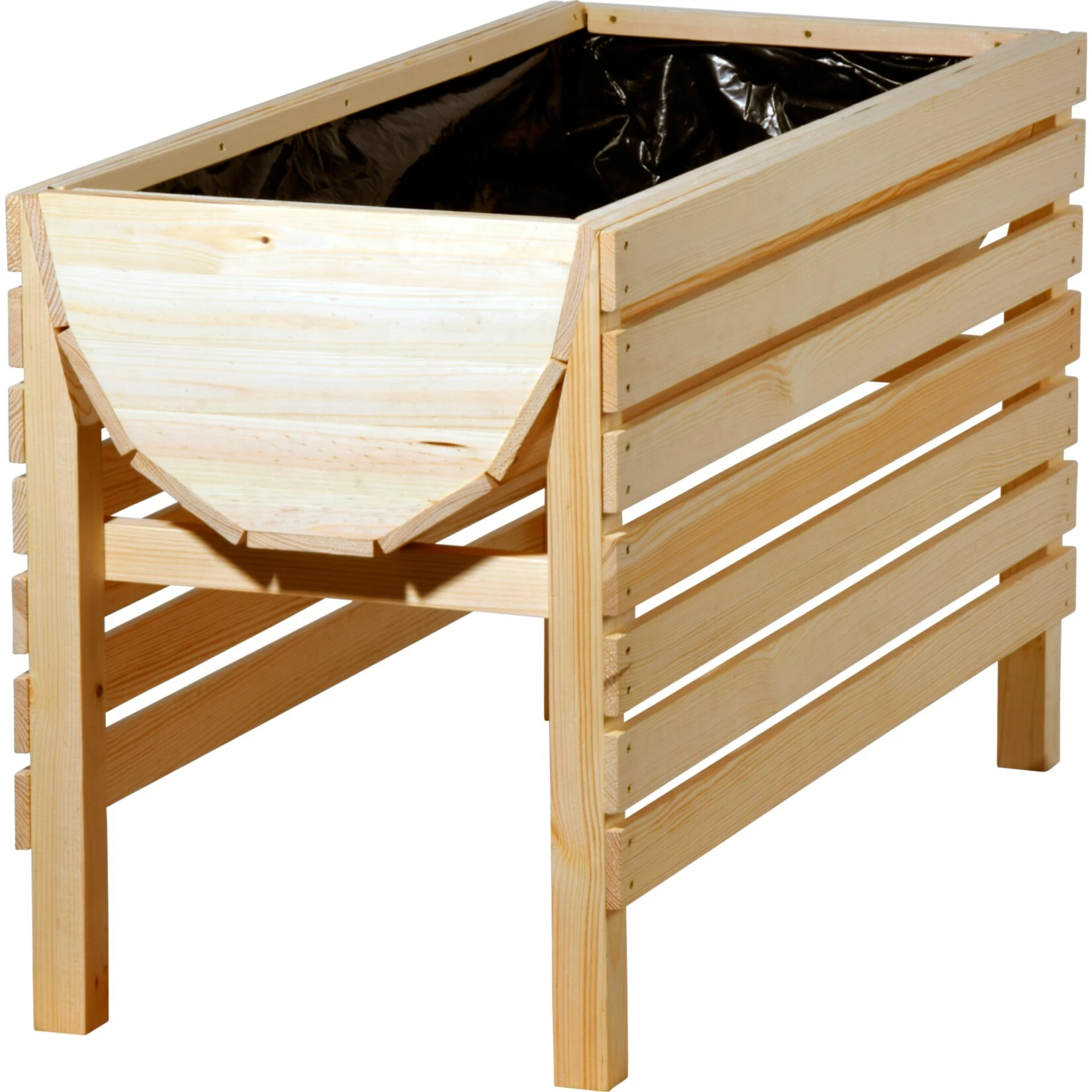 Dobar "Natur" Hochbeet Inkl. Pflanzfolie, 100 X 45 X 60 Cm 2 Dobar "Natur" Hochbeet Inkl. Pflanzfolie, 100 X 45 X 60 Cm – Bild 2