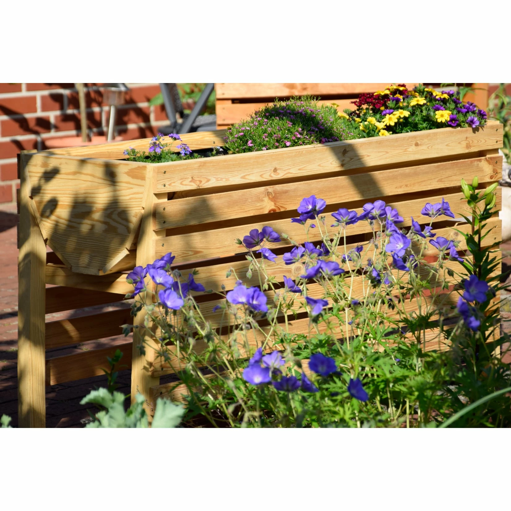 Dobar "Natur" Hochbeet Inkl. Pflanzfolie, 100 X 45 X 60 Cm 4 Dobar "Natur" Hochbeet Inkl. Pflanzfolie, 100 X 45 X 60 Cm – Bild 4