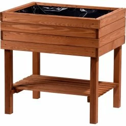 Dobar 58270e Hochbeet 80x60x80 Cm, Inkl. Ablageboden