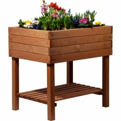 Dobar 58270e Hochbeet 80x60x80 Cm, Inkl. Ablageboden -Zipper Geschäft 1716005000 prod 003