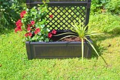 KHW Pflanzkasten Groß Mit Spalier 100 Cm,anthrazit -Zipper Geschäft 1841199000 prod 006