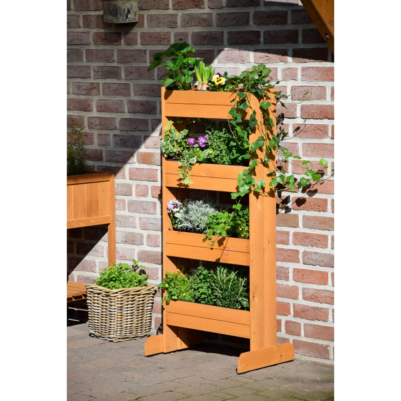 Dobar 58372e Vertikalbeet, 4 Pflanzkästen 3 Dobar 58372e Vertikalbeet, 4 Pflanzkästen – Bild 3