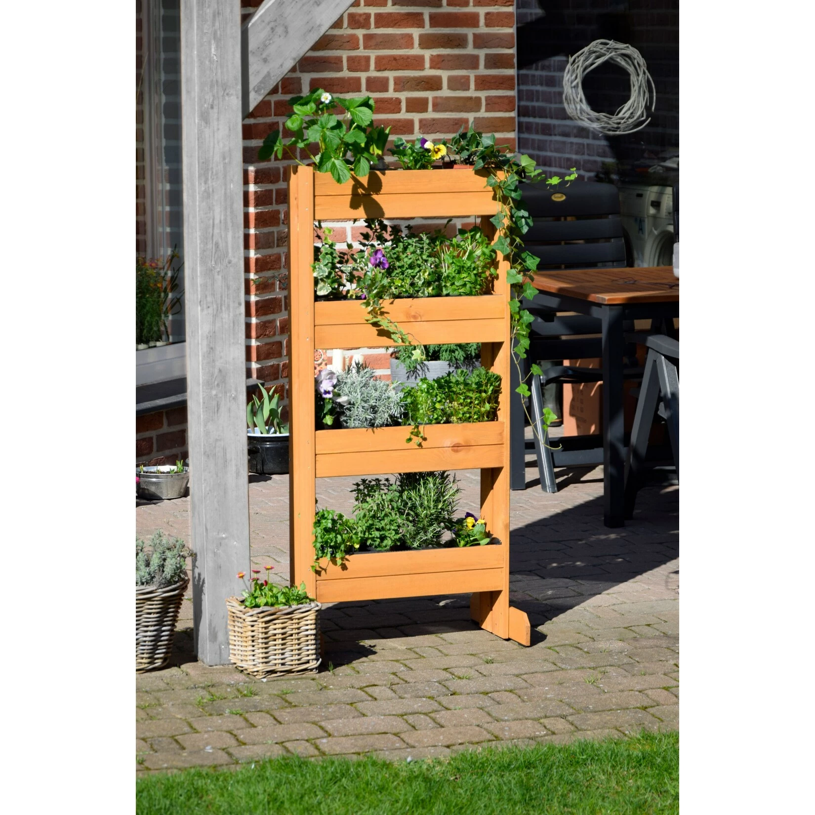 Dobar 58372e Vertikalbeet, 4 Pflanzkästen 5 Dobar 58372e Vertikalbeet, 4 Pflanzkästen – Bild 5