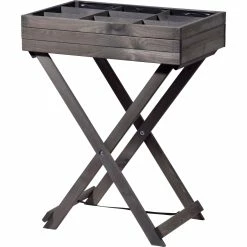 Dobar 58500e Klappbarer Kräutertisch, Kiefer