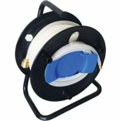 MAUK Druckluft - Schlauch - Trommel 20m PVC 6,3bar Mit Messing - Connector