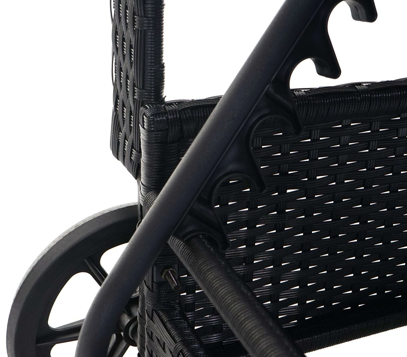 MCW Poly-Rattan Sonnenliege Cesena, Relaxliege Gartenliege Liege, Alu ~ Anthrazit, Kissen Hellgrün 6 MCW Poly-Rattan Sonnenliege Cesena, Relaxliege Gartenliege Liege, Alu ~ Anthrazit, Kissen Hellgrün – Bild 6