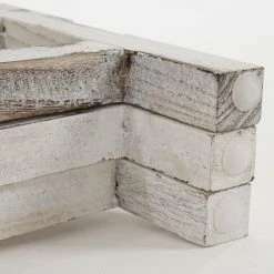 MCW Pflanzregal H275, Standregal Blumenständer Pflanzkasten, 65x108x15cm, Holz Shabby-Look Vintage ~ Weiß -Zipper Geschäft 1975758000 prod 006