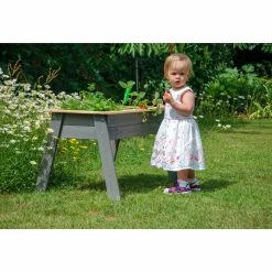 Dobar Kinderhochbeet Mit Ablage, Grau -Zipper Geschäft 2037443000 prod 003