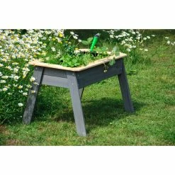 Dobar Kinderhochbeet Mit Ablage, Grau -Zipper Geschäft 2037443000 prod 004