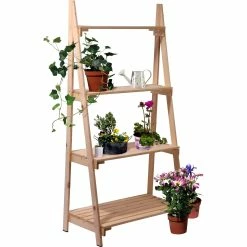 Dobar Großes Pflanzenregal, Kiefer 7 Dobar Großes Pflanzenregal, Kiefer -Zipper Geschäft 2037456000 prod 004