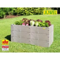 Juwel Hochbeet "Timber" 3er-Set In Holzoptik, Nordic Wood (18 Bausteine)