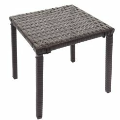 2er-Set Sonnenliege MCW-E27, Relaxliege Gartenliege, Poly-Rattan ~ Braun, Kissen Creme-beige -Zipper Geschäft 2103701002 prod 005
