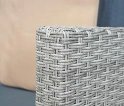 Poly-Rattan Garnitur Rund MCW-E17, Garten-Set Sitzgruppe ~ Grau, Polster Dunkelgrau, Kissen Beige 11 Poly-Rattan Garnitur Rund MCW-E17, Garten-Set Sitzgruppe ~ Grau, Polster Dunkelgrau, Kissen Beige -Zipper Geschäft 2103712001 prod 006