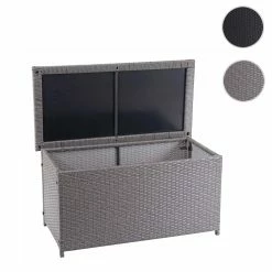 Poly-Rattan Kissenbox MCW-D88, Gartentruhe Auflagenbox Truhe ~ Basic Grau, 51x115x59cm 250l 11 Poly-Rattan Kissenbox MCW-D88, Gartentruhe Auflagenbox Truhe ~ Basic Grau, 51x115x59cm 250l -Zipper Geschäft 2103721015 prod 006