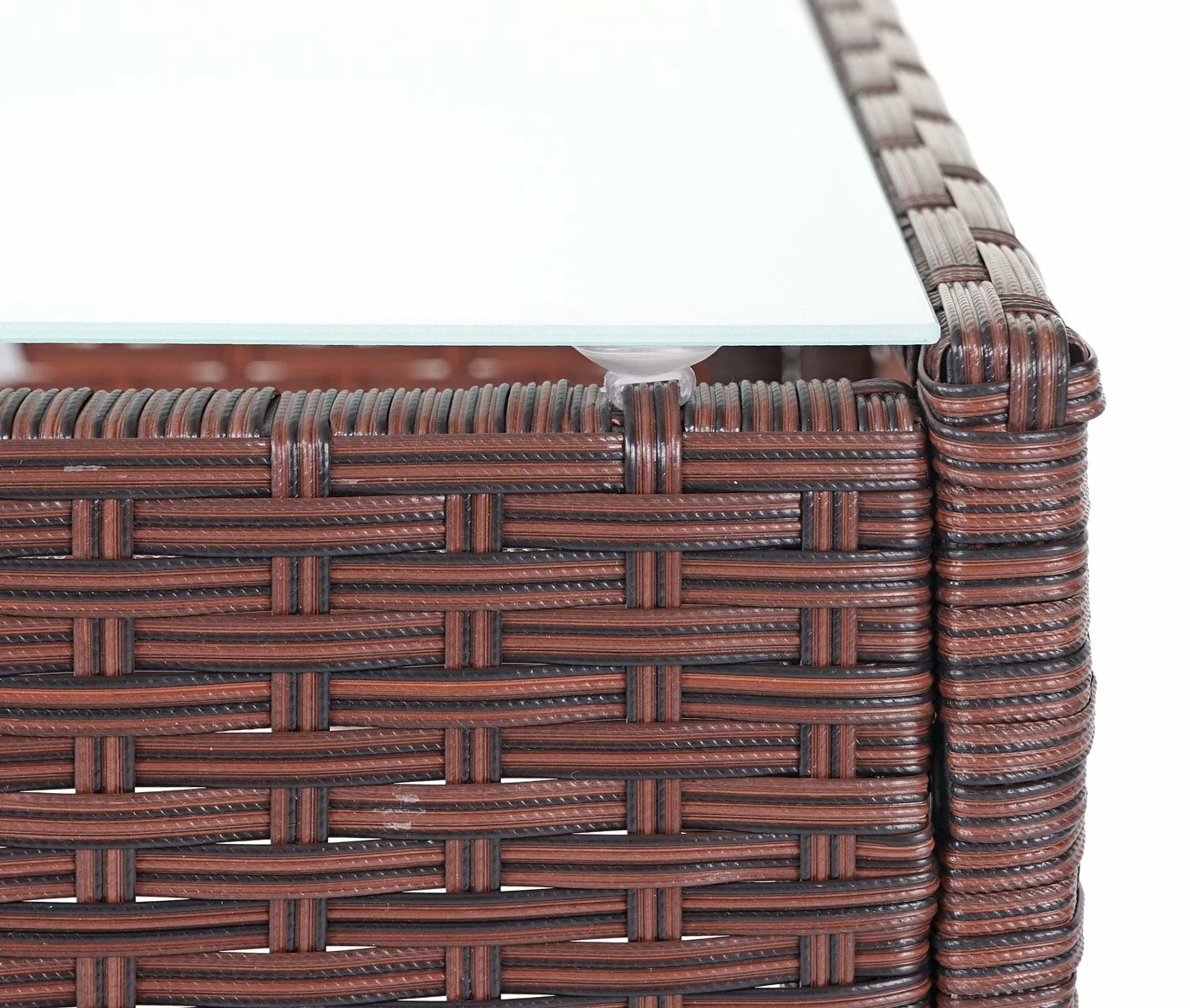 Poly-Rattan Garten-Garnitur MCW-D82, Sitzgruppe Lounge-Set ~ Braun-meliert Mit Kissen Creme 6 Poly-Rattan Garten-Garnitur MCW-D82, Sitzgruppe Lounge-Set ~ Braun-meliert Mit Kissen Creme – Bild 6