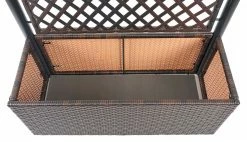 Poly-Rattan Rankgitter MCW-D76, Pflanzkasten Rankhilfe, 142x100x43cm ~ Braun 9 Poly-Rattan Rankgitter MCW-D76, Pflanzkasten Rankhilfe, 142x100x43cm ~ Braun -Zipper Geschäft 2103728000 prod 004