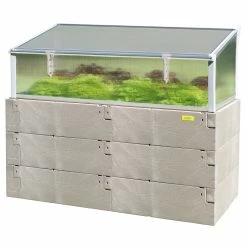 Juwel Hochbeet "TIMBER" Kombi-Set Mit Frühbeetaufsatz