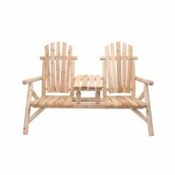 Bellavista Zweisitzer-Bank Mit Tisch Timber