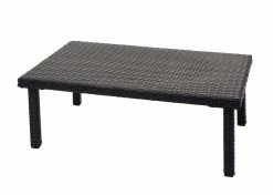 Poly-Rattan Garnitur MCW-G16, Garten-/Lounge-Set, Gastronomie 2er Sofa 2xSessel Couchtisch ~ Schwarz, Kissen Hellgrau -Zipper Geschäft 2165605001 prod 006