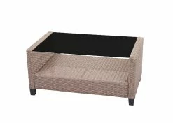 XXL Poly-Rattan Garnitur MCW-F10, Balkon-/Garten-/Lounge-Set Sitzgruppe, Sofa Sessel Mit Kissen Spun Poly ~ Grau-braun -Zipper Geschäft 2165665001 prod 004