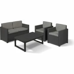Allibert Victoria Lyon Premium Lounge Set 4-tlg. | Versch. Farben
