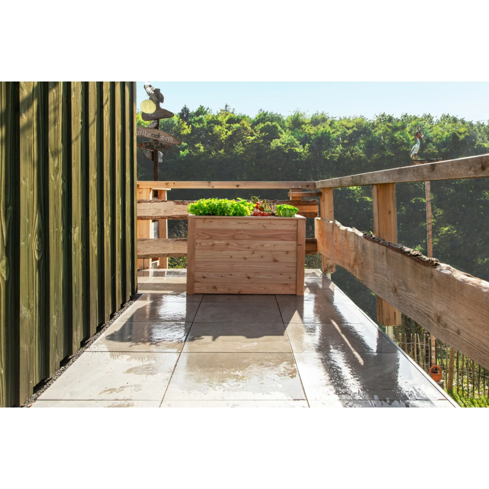 Westmann Hochbeet Lärche 100, 100x65x66 Cm 3 Westmann Hochbeet Lärche 100, 100x65x66 Cm – Bild 3