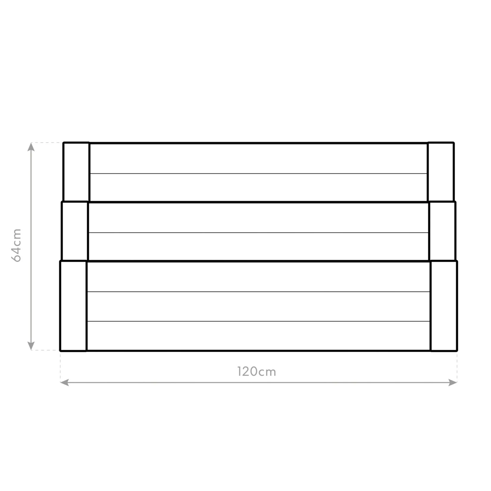 Westmann Premium Treppenhochbeet XL 2 Westmann Premium Treppenhochbeet XL – Bild 2