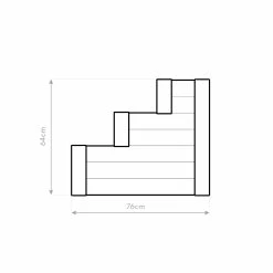Westmann Premium Treppenhochbeet XL 8 Westmann Premium Treppenhochbeet XL -Zipper Geschäft 2195205000 prod 003
