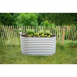 Westmann Metall Hochbeet Gartenbeet Grow Faster Silber 160x80x82 Cm