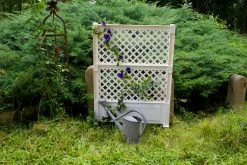 KHW Spalier 100 Cm Mit Erdspieß, Weiß