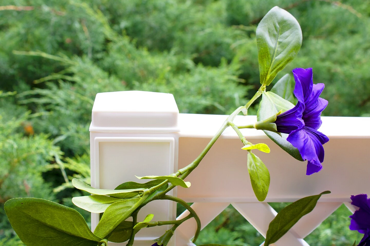 KHW Spalier 100 Cm Mit Erdspieß, Weiß 3 KHW Spalier 100 Cm Mit Erdspieß, Weiß – Bild 3