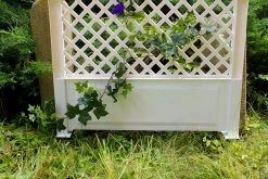 KHW Spalier 100 Cm Mit Erdspieß, Weiß 11 KHW Spalier 100 Cm Mit Erdspieß, Weiß -Zipper Geschäft 2199010000 prod 006