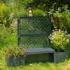 KHW Gartenbank "Kopenhagen", Anthrazit
