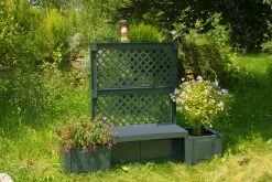 KHW Gartenbank "Kopenhagen", Anthrazit