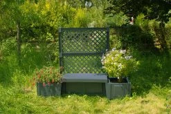 KHW Gartenbank "Kopenhagen", Anthrazit -Zipper Geschäft 2199012001 prod 003