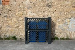 KHW Mülltonnenspalier, Anthrazit