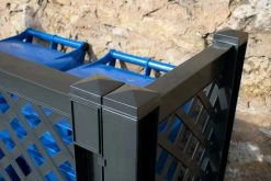 KHW Mülltonnenspalier, Anthrazit -Zipper Geschäft 2199018000 prod 003