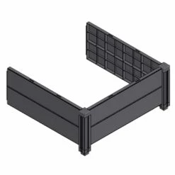 KHW Hochbeet „Demeter“ – Erweiterungsset, Anthrazit