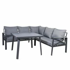 Greemotion Lounge-Set Amsterdam, Stahl, Grau