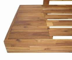 Gartengarnitur MCW-H59, Lounge-Set Sofa Sitzgruppe, Massiv-Holz Akazie Spun Poly FSC-zertifiziert ~ Kissen Hellgrau -Zipper Geschäft 2204649000 prod 006