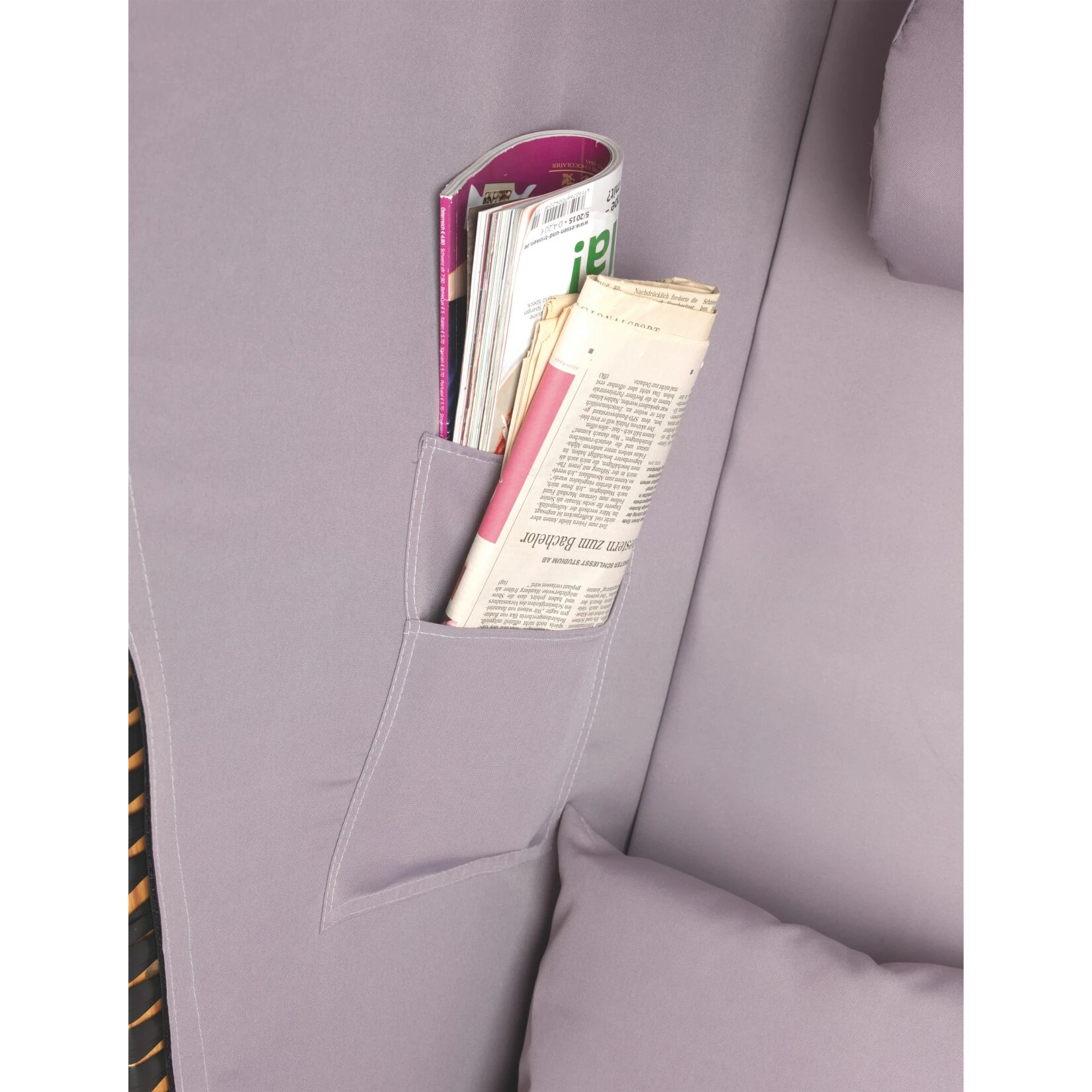 Hoberg Strandkorb 2 Sitzer 120x80x160cm Grau/braun Ohne Rollen 6 Hoberg Strandkorb 2 Sitzer 120x80x160cm Grau/braun Ohne Rollen – Bild 6