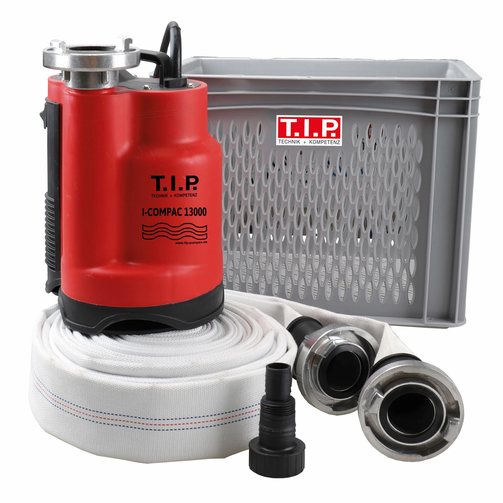 T.I.P. Schmutzwasser-Tauchpumpe Hochwasser-Set I-Compac 13000 1 T.I.P. Schmutzwasser-Tauchpumpe Hochwasser-Set I-Compac 13000