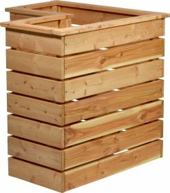 Dobar Eck-Hochbeet Für Den Garten Inkl. Pflanzfolie | Ca. 78 X 78 X 73 Cm -Zipper Geschäft 2224373000 prod 003