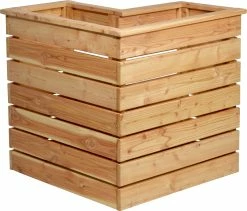 Dobar Eck-Hochbeet Für Den Garten Inkl. Pflanzfolie | Ca. 78 X 78 X 73 Cm -Zipper Geschäft 2224373000 prod 004