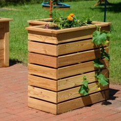 Dobar Eck-Hochbeet Für Den Garten Inkl. Pflanzfolie | Ca. 78 X 78 X 73 Cm -Zipper Geschäft 2224373000 prod 005