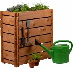 Dobar Hochbeet Mit Stecksystem, Pflanzkasten Inkl. Pflanzfolie | Versch. Farben